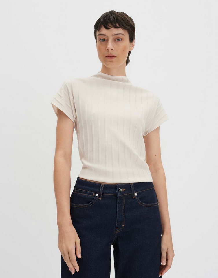 someday Strickpullover TIMEA Slim mit zarter Rippstruktur Weicher Feinstrick mit schmaler Passform. von someday