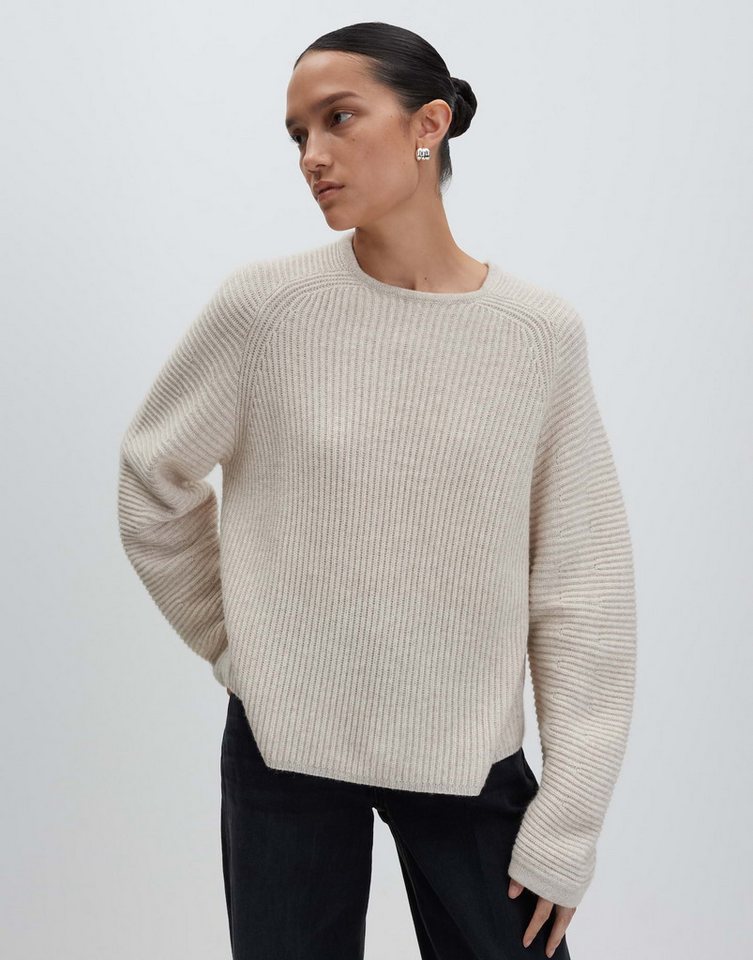 someday Strickpullover TUDY Loose Strickpullover im Rippstrickmuster weite Passform, weicher Griff von someday
