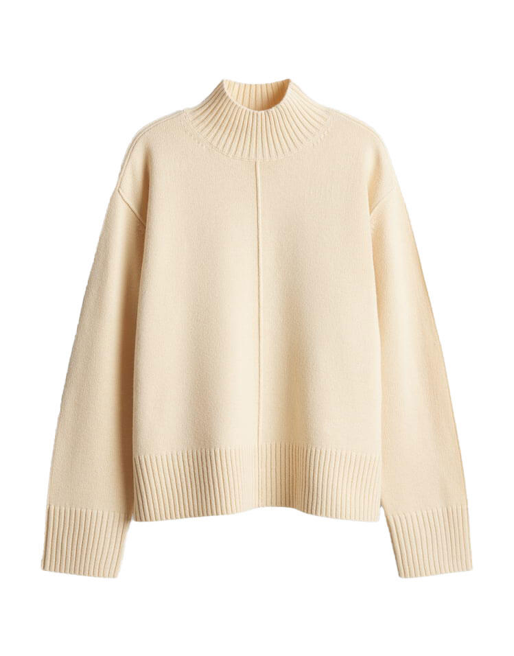 someday - Strickpullover im hochwertigen Wollmix - TELSKE beige - Gr. - 42 von someday