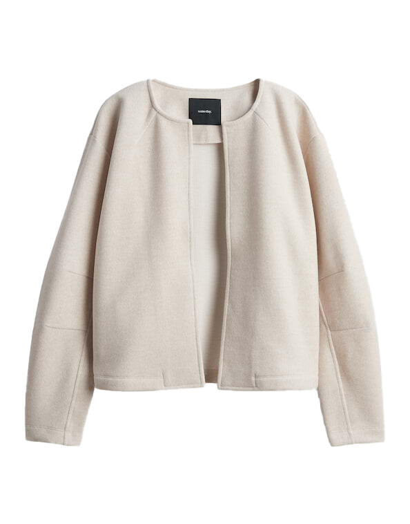 someday - Sweatjacke - Ubea beige - Gr. - 38 von someday