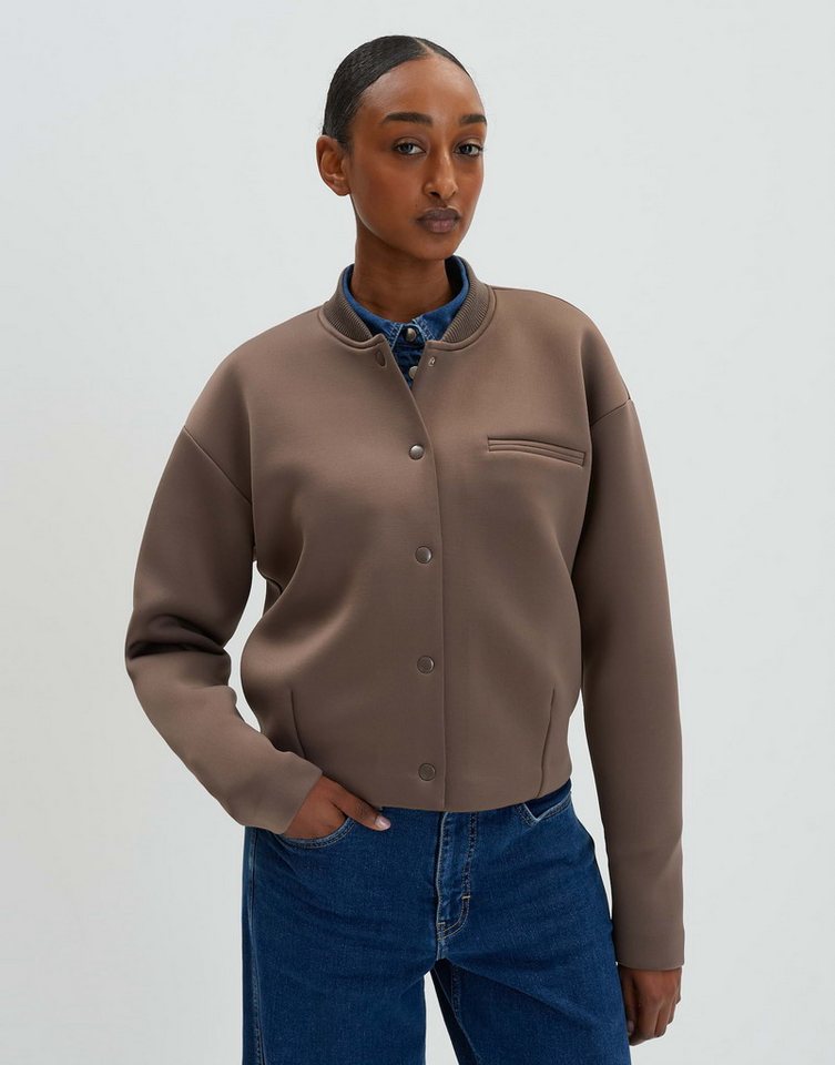 someday Sweatjacke Kurze Bomberjacke ULONI Loose aus Scuba someday Sweatjacke Kurze Bomberjacke ULONI Loose aus Scuba von someday