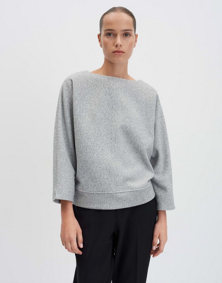 someday Sweatshirt UDANA Regular mit Mélange Effekt Weiches Sweatshirt mit U-Boot-Ausschnitt von someday