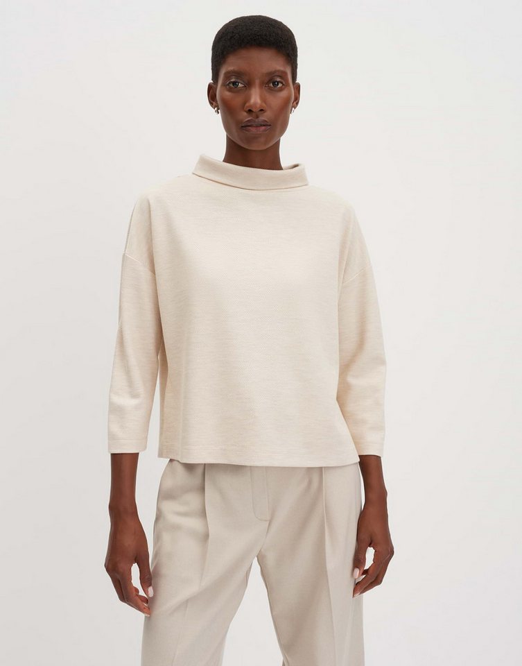 someday Sweatshirt UJULE Boxy Sweatshirt mit Twillstruktur Locker sitzendes Sweatshirt mit modernem Mélange Look von someday