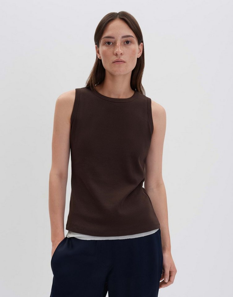 someday Tanktop Geripptes Top KLEANNE Slim aus BCI Cotton Mix someday Tanktop Geripptes Top KLEANNE Slim aus BCI Cotton Mix von someday