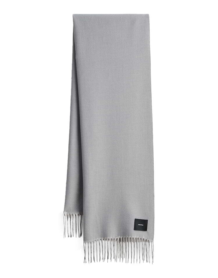 someday - Weicher Schal in Two-Tone Optik - Bilunda grau von someday