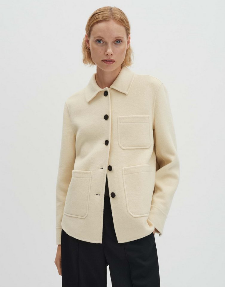 someday Wolljacke NATTA Regular im Overshirt Stil lockere Passform, gerader Schnitt, gekämmte Oberfläche, Woll-Optik von someday