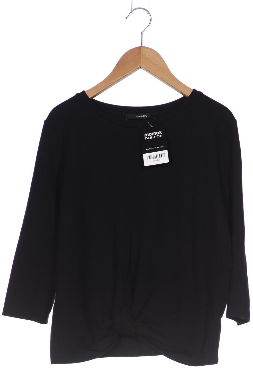 someday. Damen Langarmshirt, schwarz, Gr. 38 von someday.