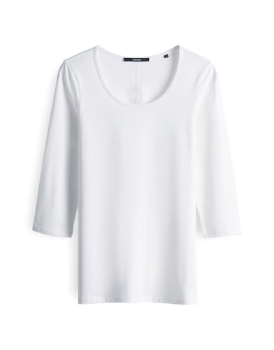 someday Damen Dreiviertelarmshirt | Jerseyshirt Kain Slim mit aus Modal Mix White, 38 someday Damen Dreiviertelarmshirt | Jerseyshirt Kain Slim mit aus Modal Mix White, 38 von someday