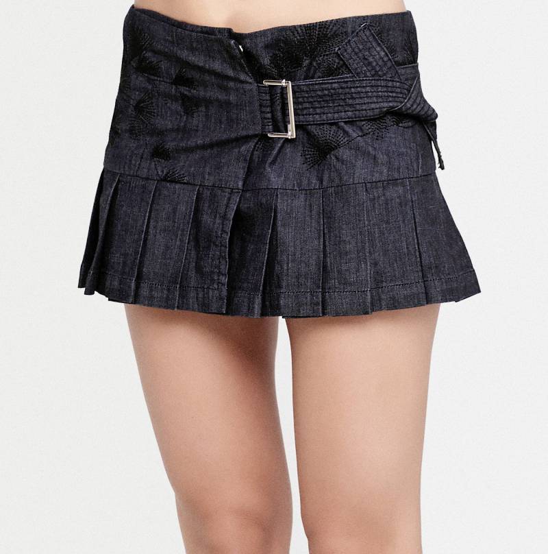 Y2K Vintage Plissee Wickelrock Aus Parasuco von somethingbabyblue