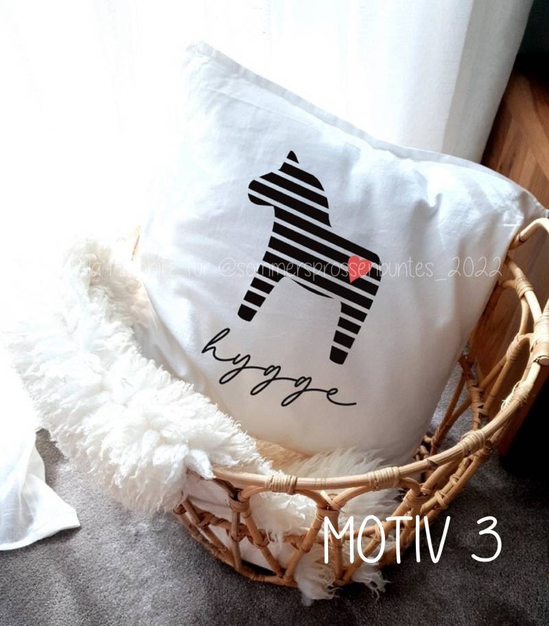Dala-Pferd Als Heattransfer-Bild O. Kissenbezug, Verschiedene Designs, Homedeko, Geschenkidee, Hygge von sommersprossenbuntes