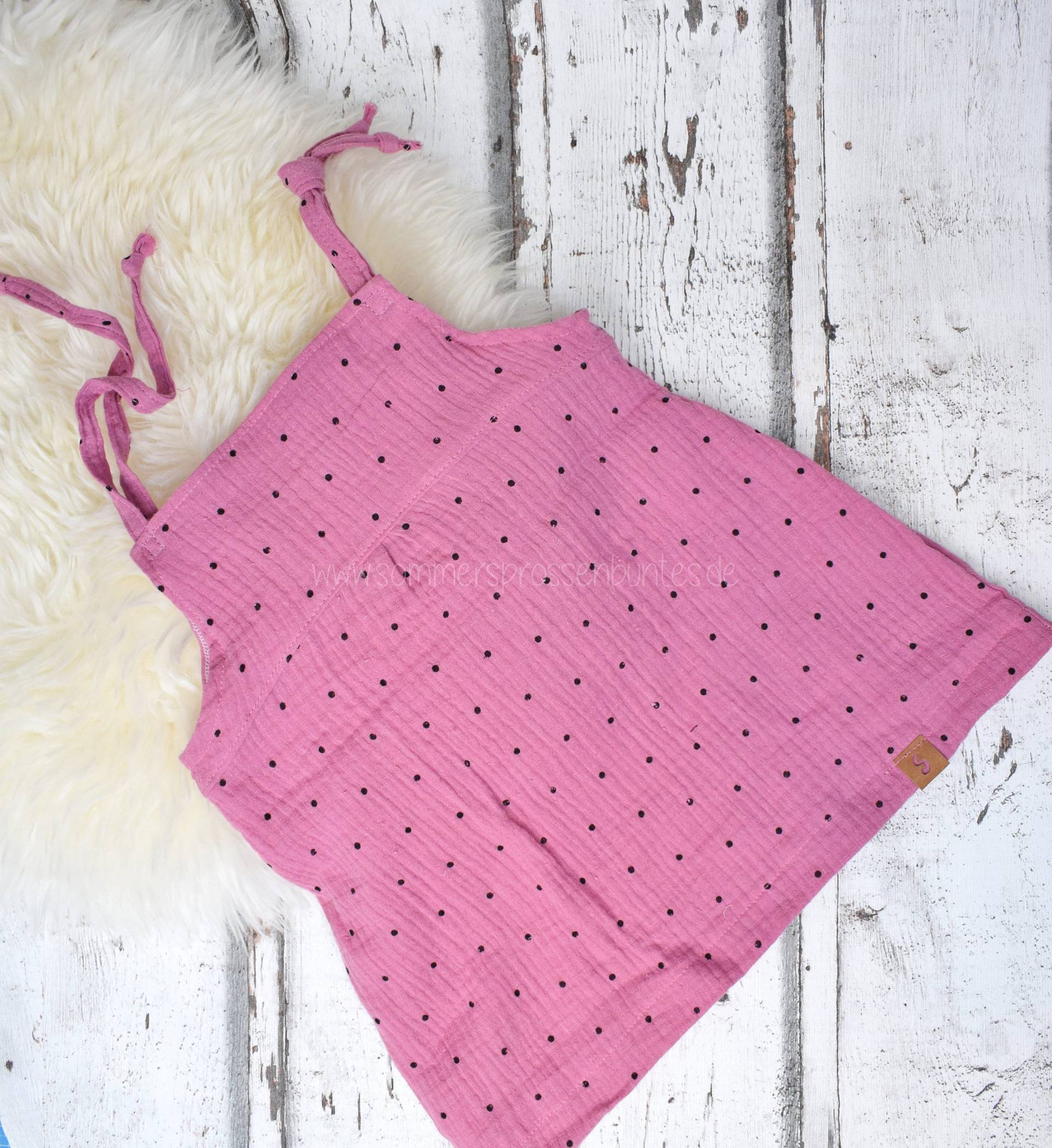 Tunika {Musselin O. Webware}, Gr. 0-3 Monate, Versch. Ausführungen von sommersprossenbuntes