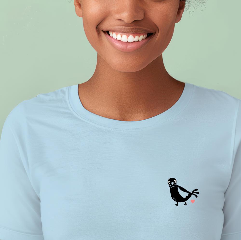 T Shirt Frauen Männer, Organic Unisex Shirt, Huhn, Geschenk Idee Weihnachten Geburtstag Valentinstag, Für Sie Ihn von sonicetohave