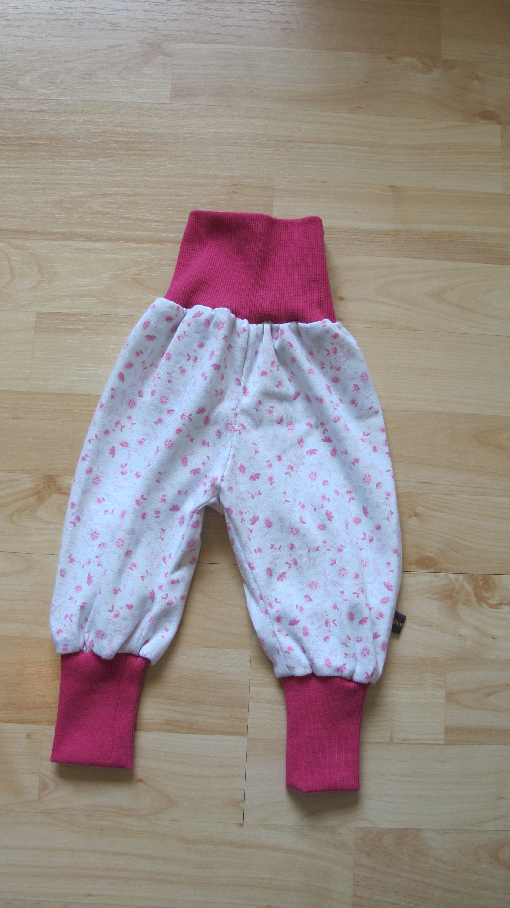 Baby-Mitwachshose Ab Gr.62, Rosa/Pink von sonjasonneDE