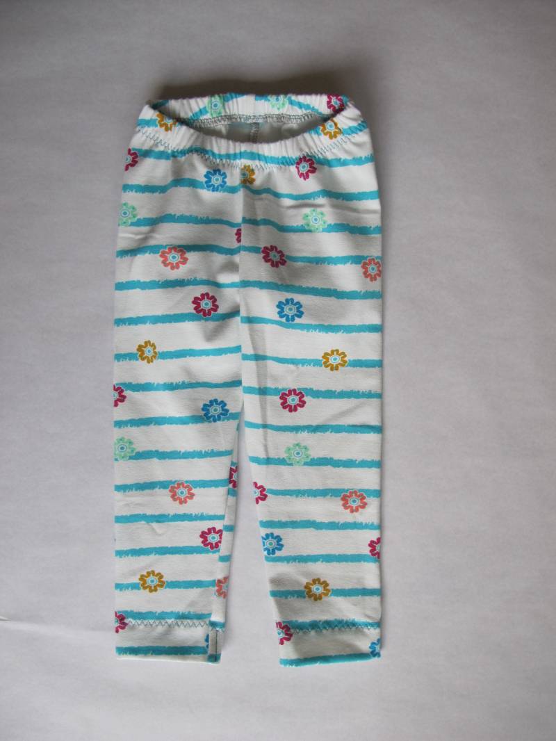 Leggings Mit Streifen Und Blumen Gr. 86 Leggings Mit Streifen Und Blumen Gr. 86 von sonjasonneDE