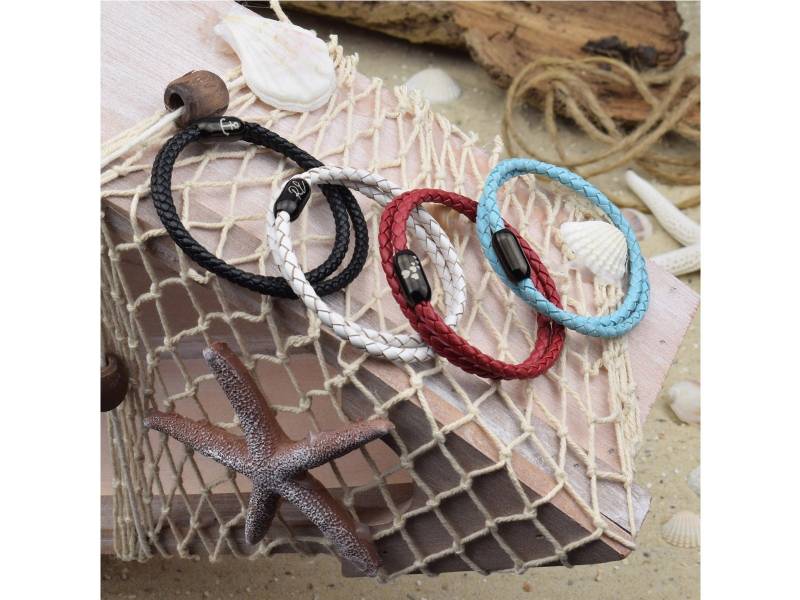 Armband Felix | Personalisierte Gravur Farbe & Größe Wählbar Lederarmband Magnetverschluß Geschenk Für Sie Ihn 14 von sonnenmaedchen1970