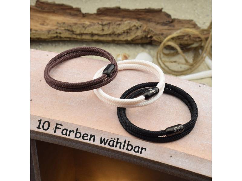 Armband Milo | Personalisierte Gravur Farbe & Größe Wählbar Segeltau Surfer Magnetverschluß Edelstahl Geschenk Für Sie + Ihn 14 Armband Milo | Personalisierte Gravur Farbe & Größe Wählbar Segeltau Surfer Magnetverschluß Edelstahl Geschenk Für Sie + Ihn 14 von sonnenmaedchen1970