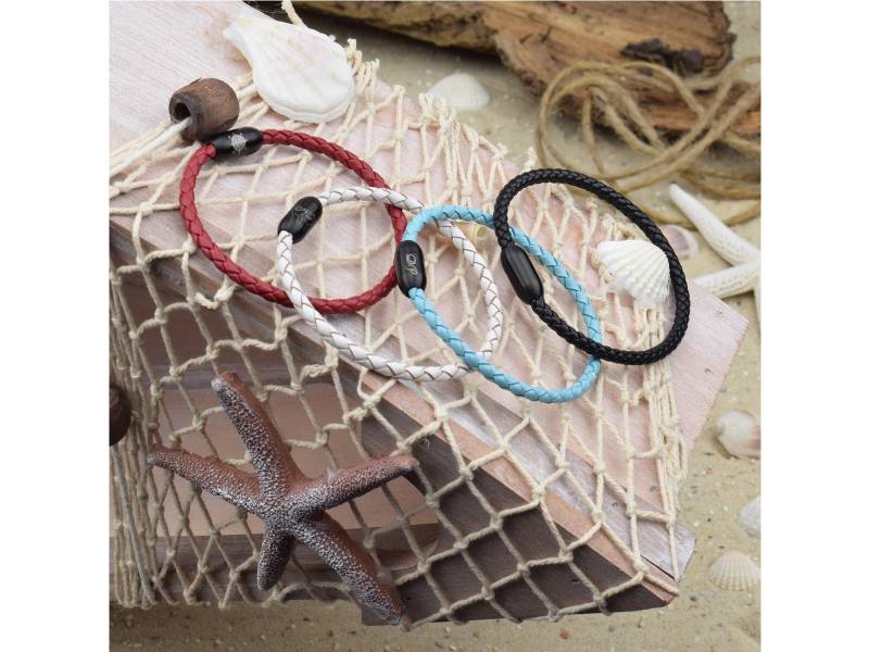 Armband Paul | Personalisierte Gravur Farbe & Größe Wählbar Lederarmband Magnetverschluß Geschenk Für Sie Ihn 04 von sonnenmaedchen1970