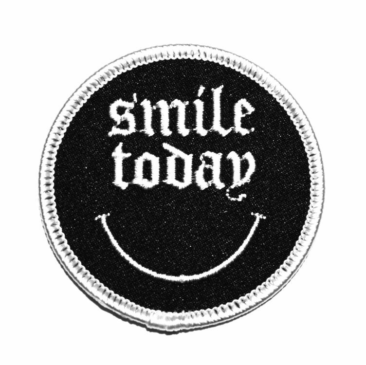 Smile Today Aufnäher Zum Aufbügeln von sophiepaigebutton
