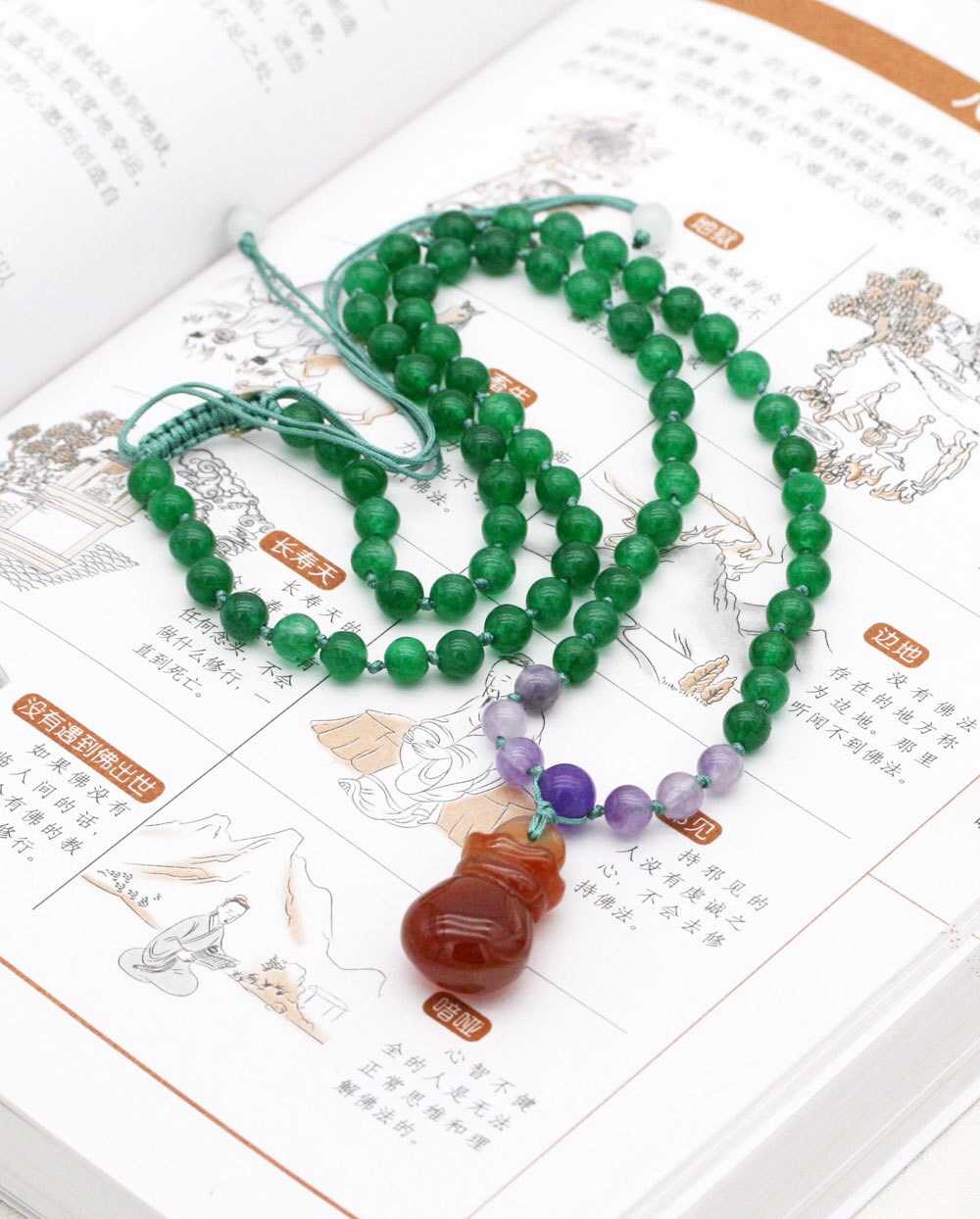 Fudai | Unisex Halskette -Quarzit, Amethyst Und Achat Fudai | Unisex Halskette -Quarzit, Amethyst Und Achat von sophinegiam