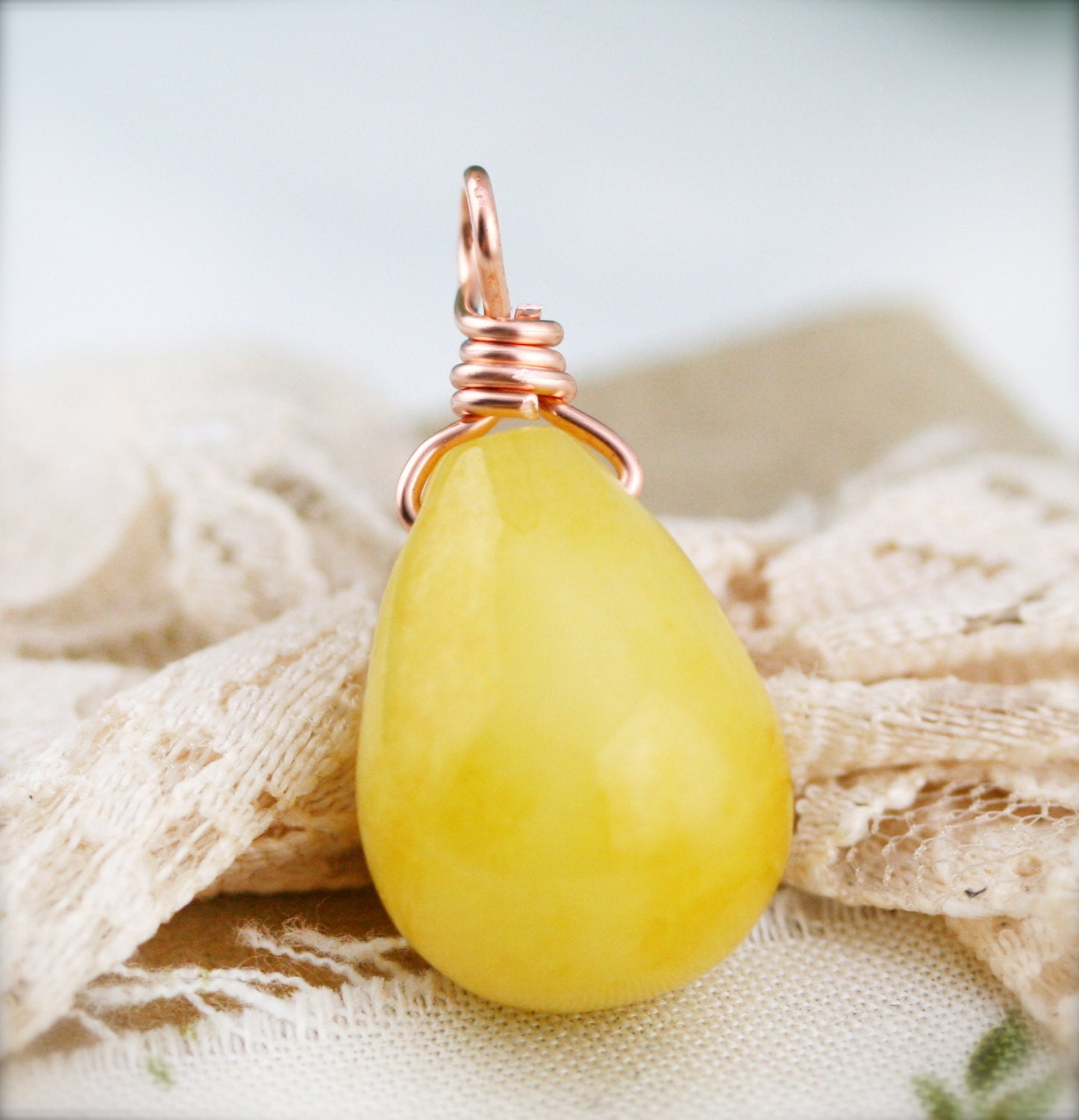 Gelbe Candy Quarzite | Unisex Halskette Gelbe Candy Quarzite | Unisex Halskette von sophinegiam