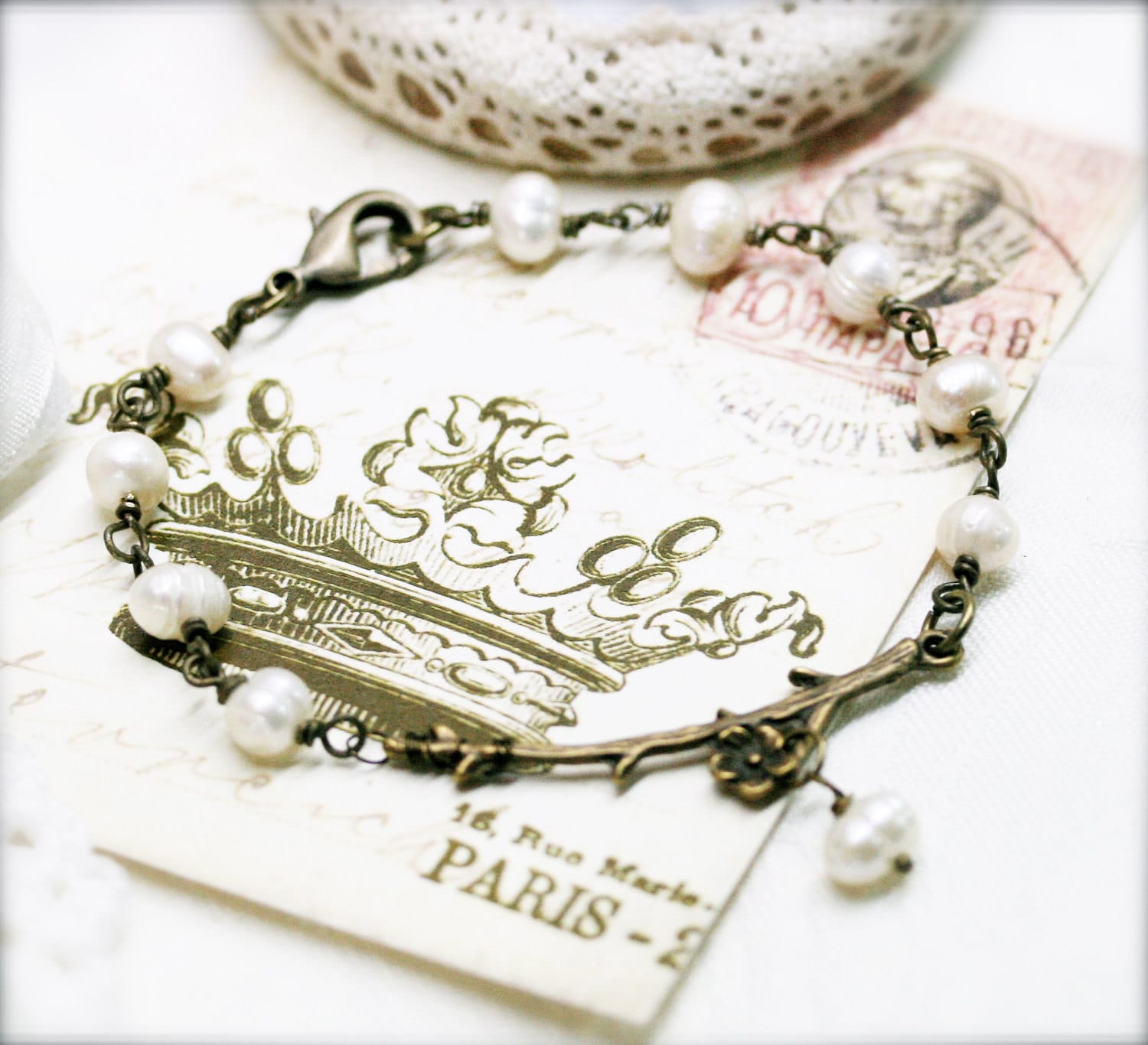 Mermaid's Fantasy Armband, Süßwasserperlen Mermaid's Fantasy Armband, Süßwasserperlen von sophinegiam