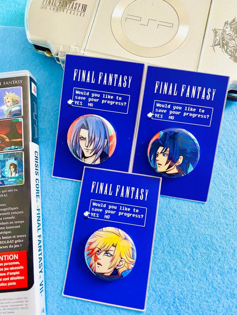 Ff-Button-Abzeichen | Anstecknadel Letzte Fantasie von soraworld