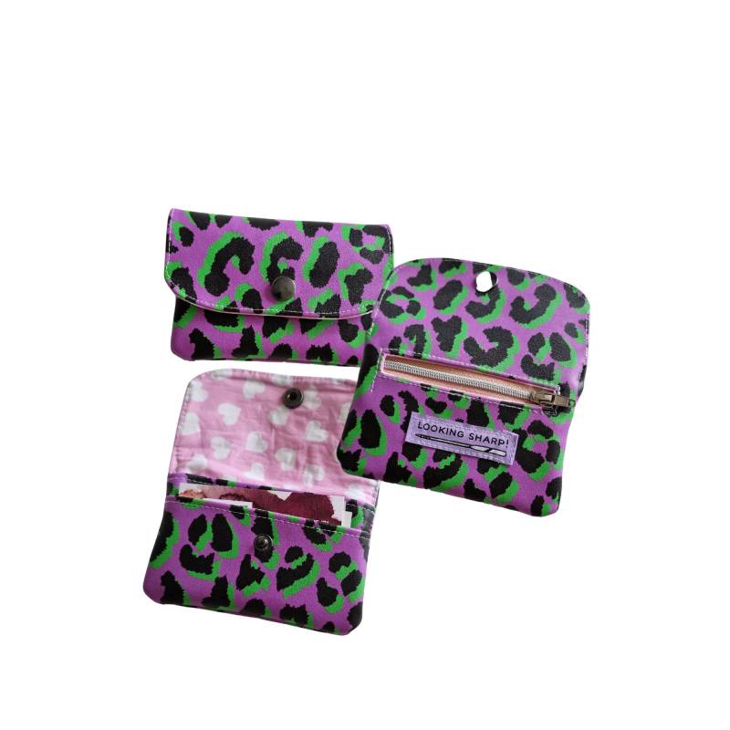 Kleiner Geldbeutel, Aus Kunstleder, Mit Reißverschluss von sosein