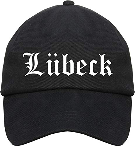 sostex Lübeck Cappy - Altdeutsch Bedruckt - Schirmmütze Cap Einheitsgröße Schwarz von sostex