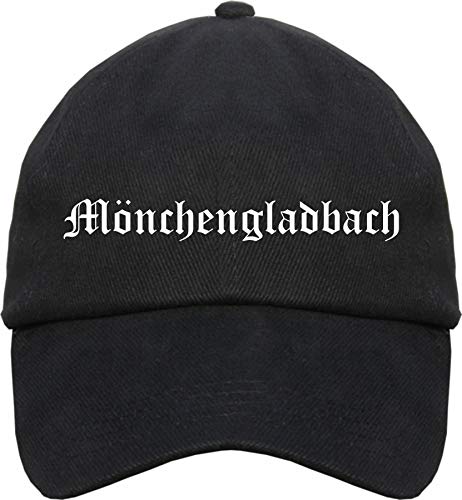 sostex Mönchengladbach Cappy - Altdeutsch Bedruckt - Schirmmütze Cap Einheitsgröße Schwarz von sostex