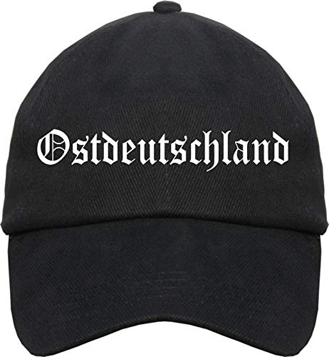 sostex Ostdeutschland Cappy - Altdeutsch Bedruckt - Schirmmütze Cap Einheitsgröße Schwarz von sostex