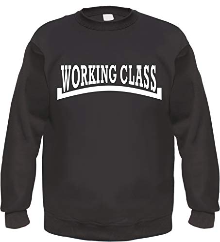 sostex Working Class - Herren Sweatshirt - Arbeiterklasse Oi Pullover Schwarz 4XL von sostex