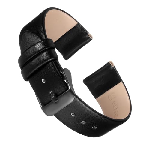 soulnioi Leder-Uhrenarmband, schlankes und elegantes flaches Design, wasserdichtes Armband für Damen und Herren, 22 mm soulnioi Leder-Uhrenarmband, schlankes und elegantes flaches Design, wasserdichtes Armband für Damen und Herren, 22 mm von soulnioi