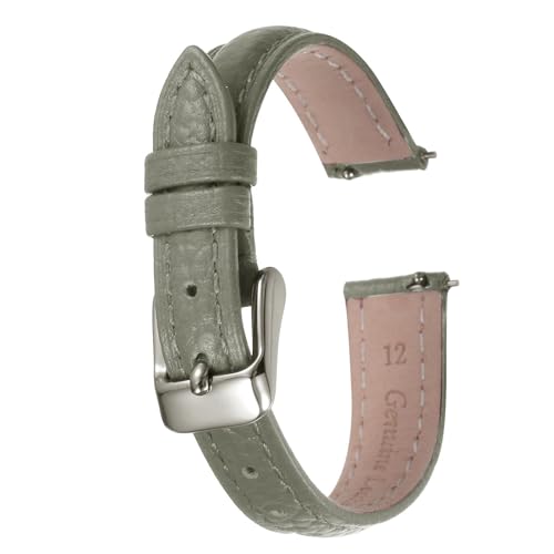 soulnioi Uhrenarmband aus echtem Leder, stilvolles Ersatzband für Uhren und Smartwatches, mehrere Größen und Farben erhältlich, 18 mm soulnioi Uhrenarmband aus echtem Leder, stilvolles Ersatzband für Uhren und Smartwatches, mehrere Größen und Farben erhältlich, 18 mm von soulnioi