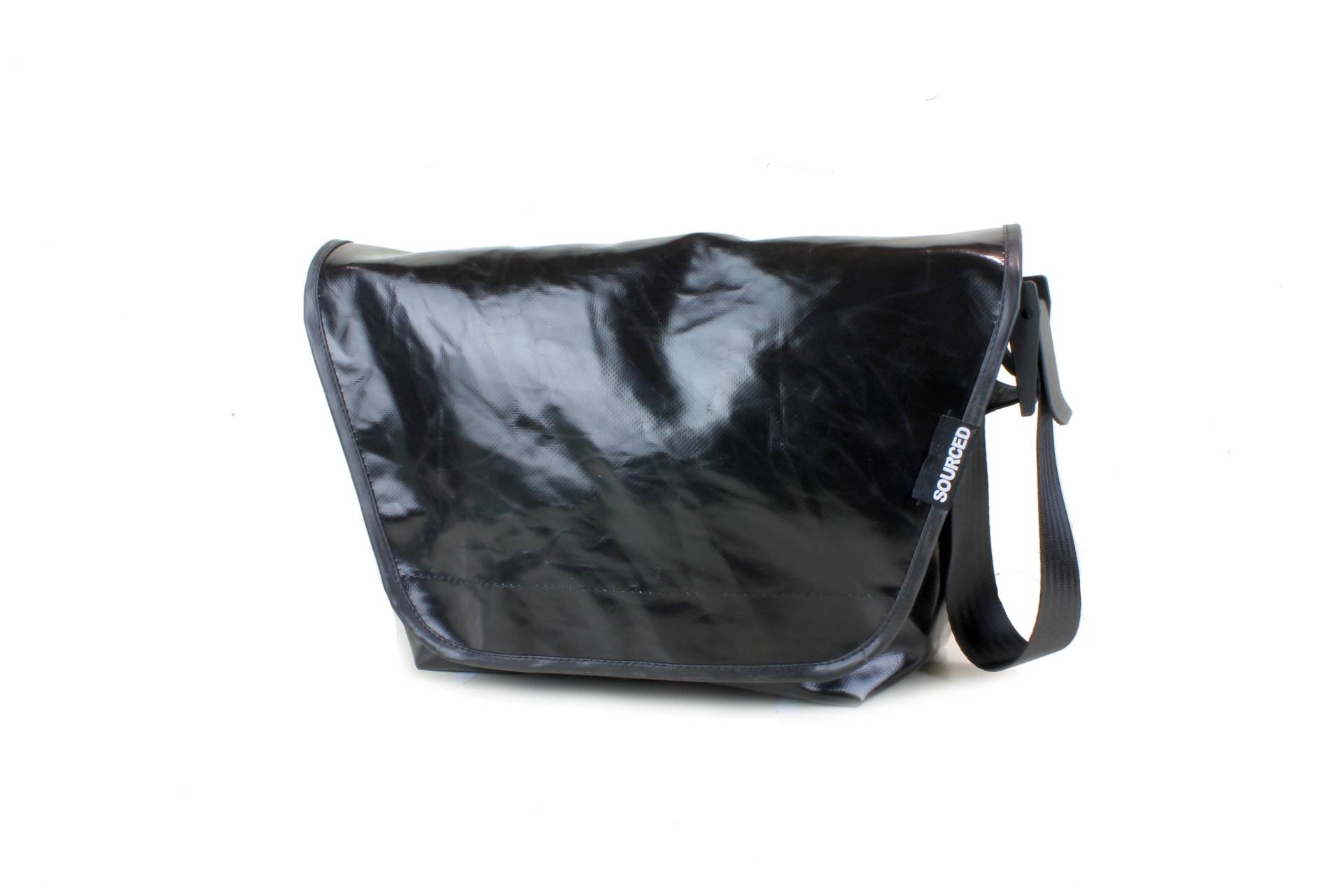 Große Messenger Bag Aus Alten Lkw-Plane, Mann Tasche, Schulranzen Style Bag, Macbook Tasche Gemacht von sourcedlife