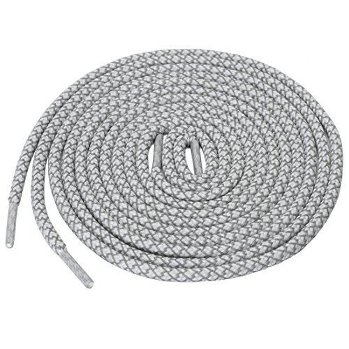 sourcing map , Damen Kordel/runde Schnürsenkel, Grau - hellgrau - Größe: 120 cm von sourcing map