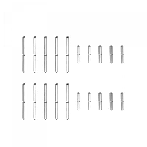 sourcing map Uhrenarmband-Rohrstifte, Edelstahl-Verbindungsschaft für Uhrenarmband, 1.1mmx13mm, Klassisch von sourcing map