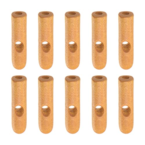 sourcing map 10Stk Regenschirm Anschluss Kopf Perlen 3.2mm Loch Durchmesser 26mm Länge PVA Faser Regenschirm Komponenten für Klappbar Regenschirm Abdeckung Teile Holz von sourcing map