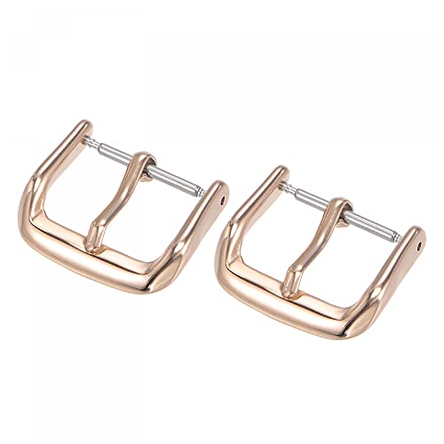 sourcing map 2 Stück Uhrenarmband Verschluss Ersatz 316 Edelstahl polierte PVD Schnalle Roségold für 16mm breite Uhrenarmbänder sourcing map 2 Stück Uhrenarmband Verschluss Ersatz 316 Edelstahl polierte PVD Schnalle Roségold für 16mm breite Uhrenarmbänder von sourcing map