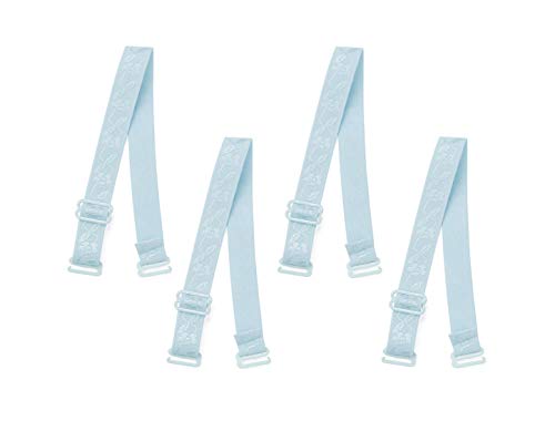 sourcing map Verstellbar Schulter BH Träger Elastisch Schultergürtel Ersatz für Frauen Blau-2 18 mm von sourcing map