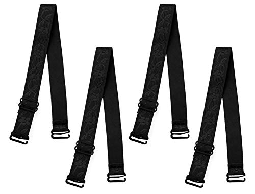 sourcing map Verstellbar Schulter BH Träger Elastisch Schultergürtel Ersatz für Frauen Schwarz-5 18 mm von sourcing map