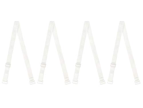 sourcing map Verstellbar Schulter BH Träger Elastisch Schultergürtel Ersatz für Frauen Weiß-1 10 mm von sourcing map