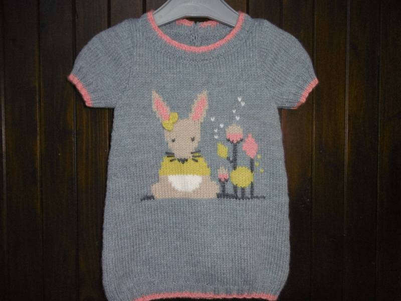 Babykleid Kurze Ärmel Mausmuster Von 3 Monaten Bis 2 Jahren Handgefertigt von souricettecreation