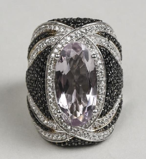 Amethyst Und Spinell Ring von southseapearlco