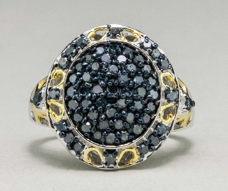 Blauer Diamant-Ring von southseapearlco