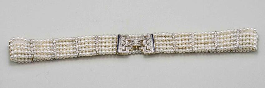 Cultured Pearl Und Diamant Halsband von southseapearlco