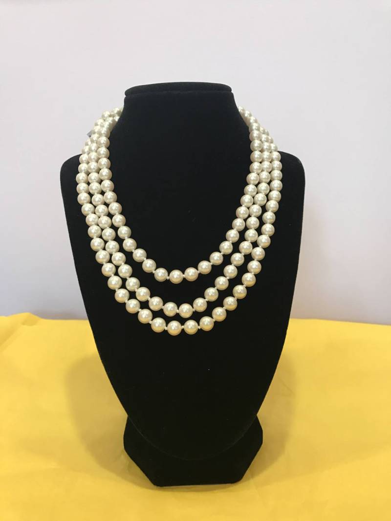Einzelstrang Simulierten Perlenkette Einzelstrang Simulierten Perlenkette von southseapearlco