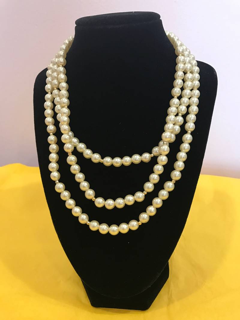 Simulierte Perle Halskette Simulierte Perle Halskette von southseapearlco