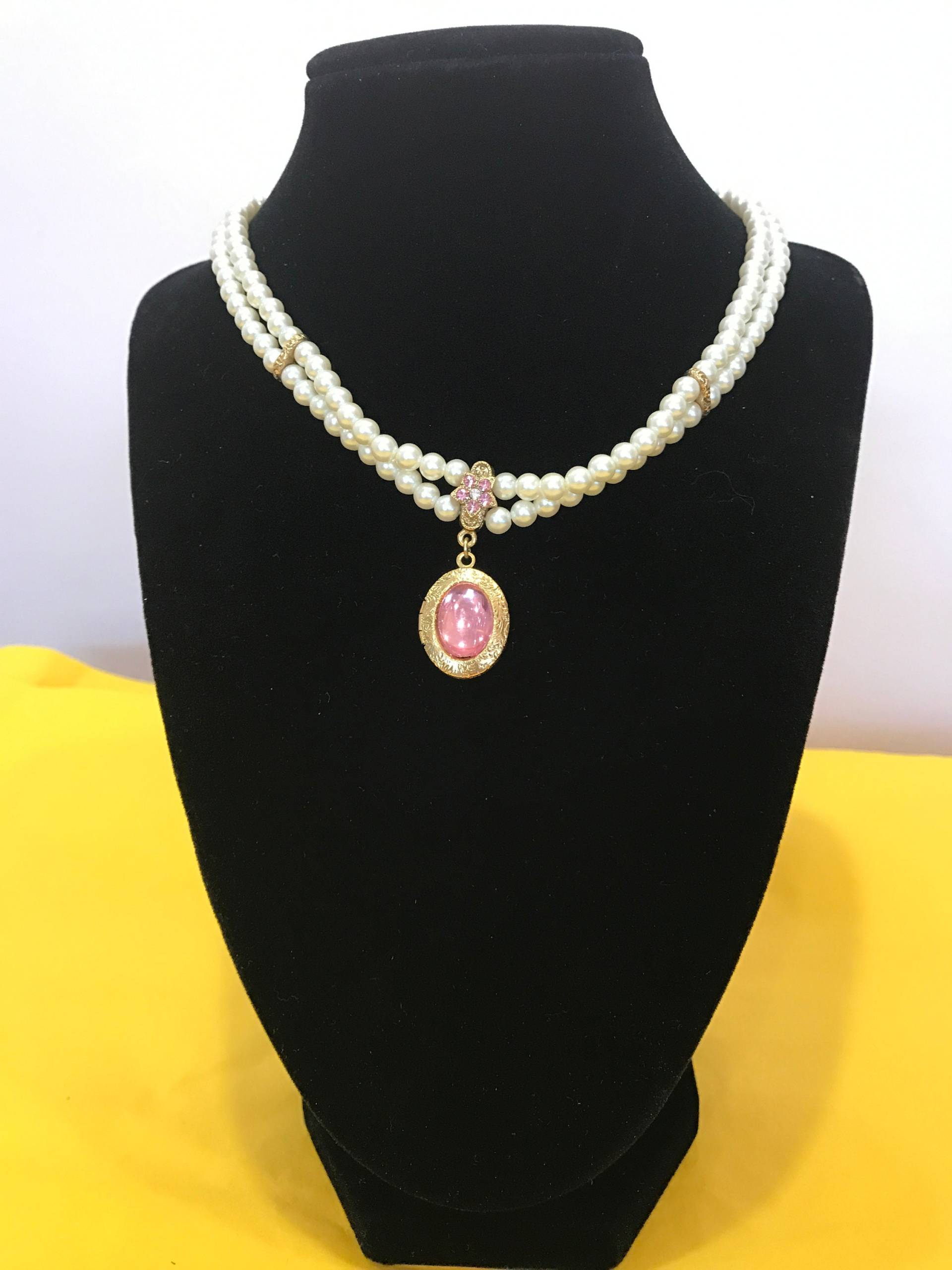 Simulierte Perlenkette & Armband Set von southseapearlco