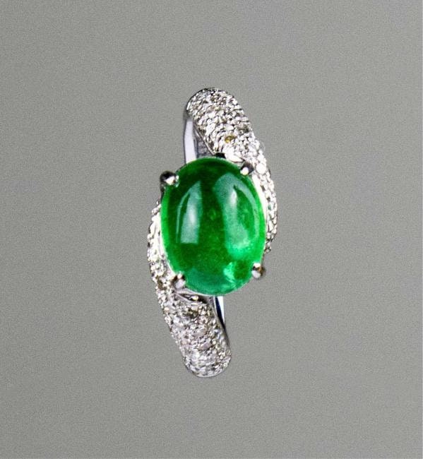Smaragd Und Diamant Ring Smaragd Und Diamant Ring von southseapearlco