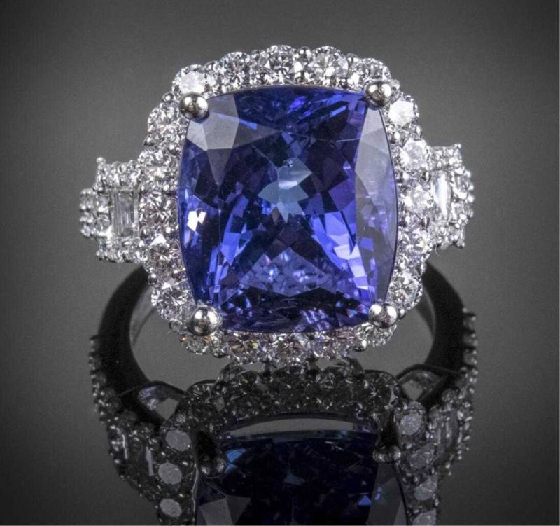 Tansanit Und Diamant Ring Tansanit Und Diamant Ring von southseapearlco